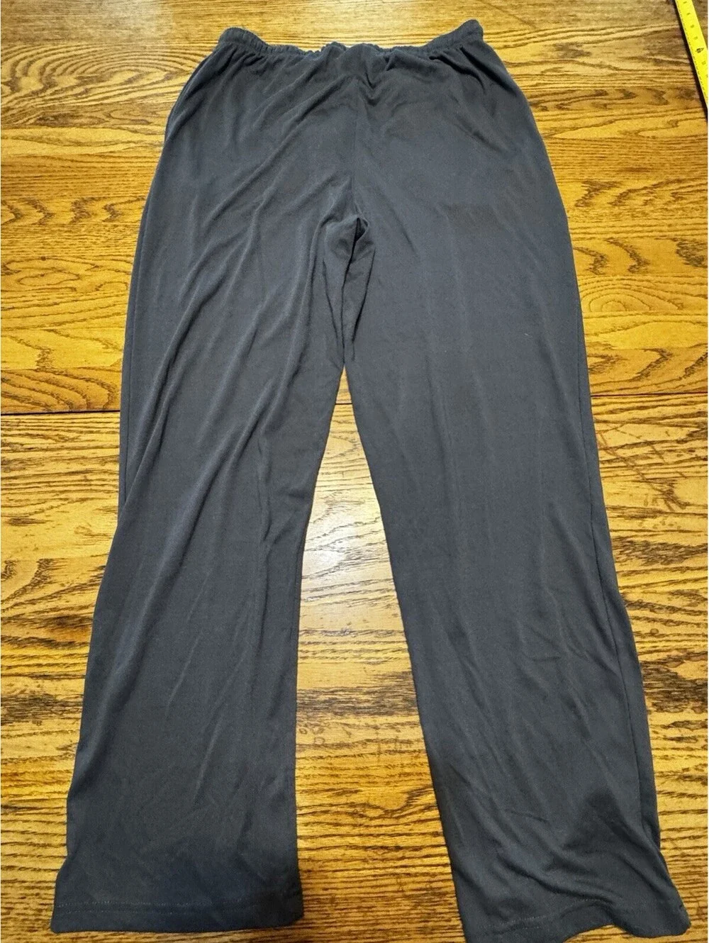 U.S. Polo Assn Pajama Pants Mens L Gray Solid Drawstring Logo Lightweight